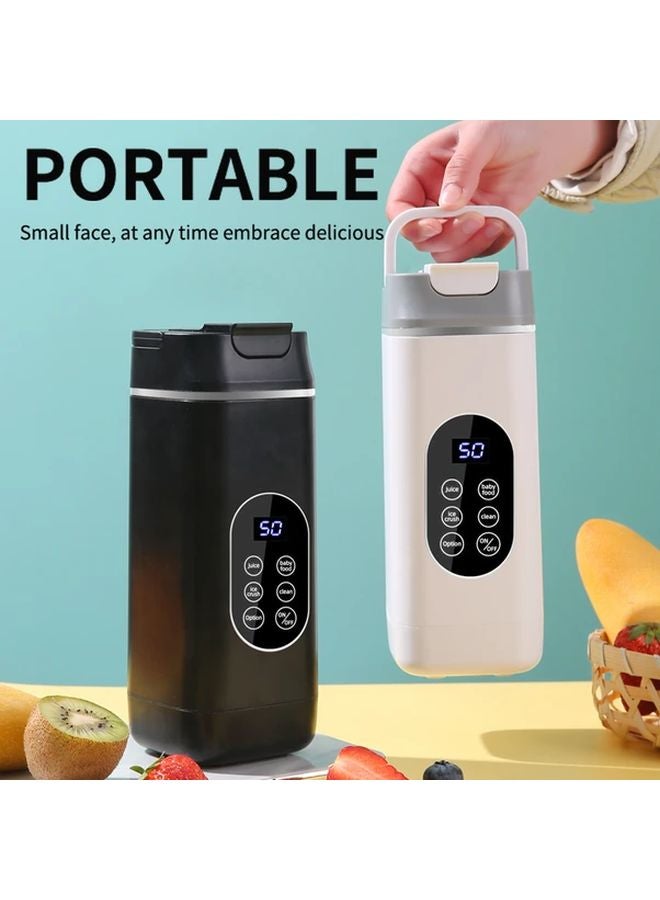 Black Portable Personal Blender USB Rechargeable 22001 RPM Smoothie Maker - Image 2